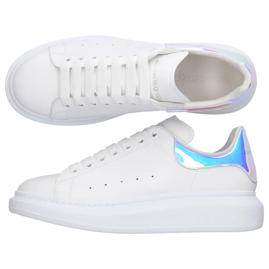 Alexander McQueen - Sneaker low LARRY Kalbsleder - weiß