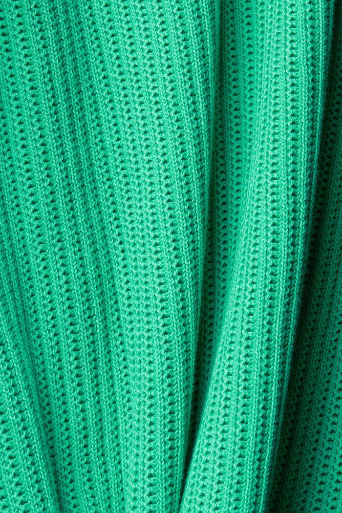 Rippstrickpullover mit Streifendetails