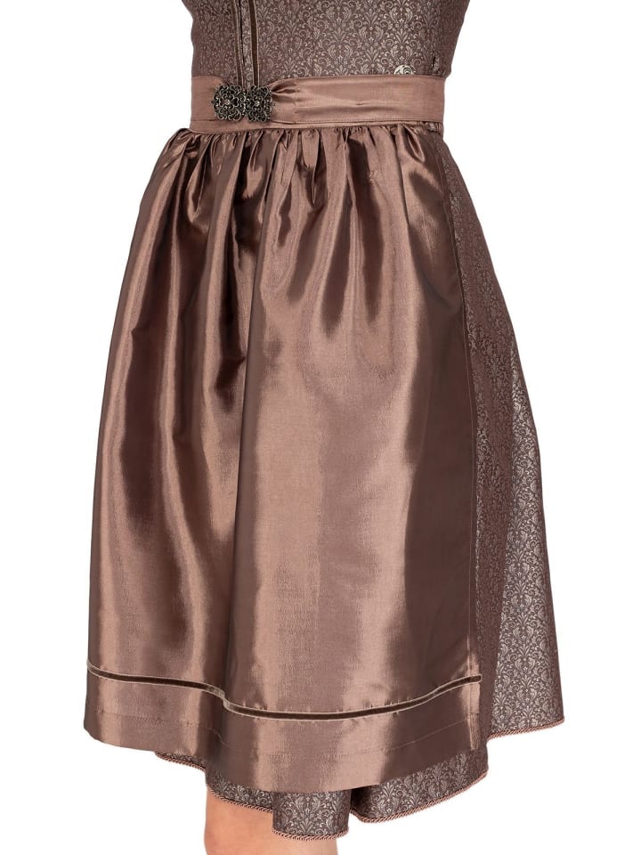 MarJo Midi Dirndl DORMITZ in braun günstig kaufen
