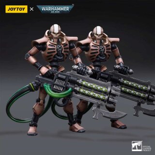 Warhammer 40k Actionfigur: Necrons - Szarekhan Dynasty Immortals with Gauss Blaster (2er-Pack)