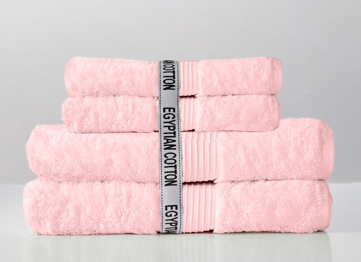Sitheim-Europe Handtuch Set GIZA LINE Handtücher 100% ägyptischer Baumwolle 4-teiliges Handtuchset, ägyptische Baumwolle, (Spar-Set, 4-tlg), 100% premium ägyptische Baumwolle