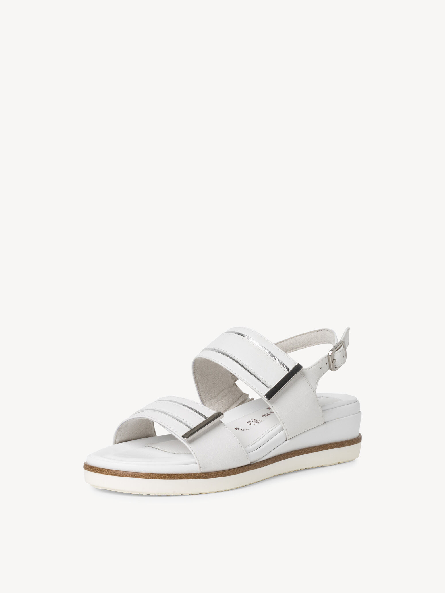Sandale à talon - blanc