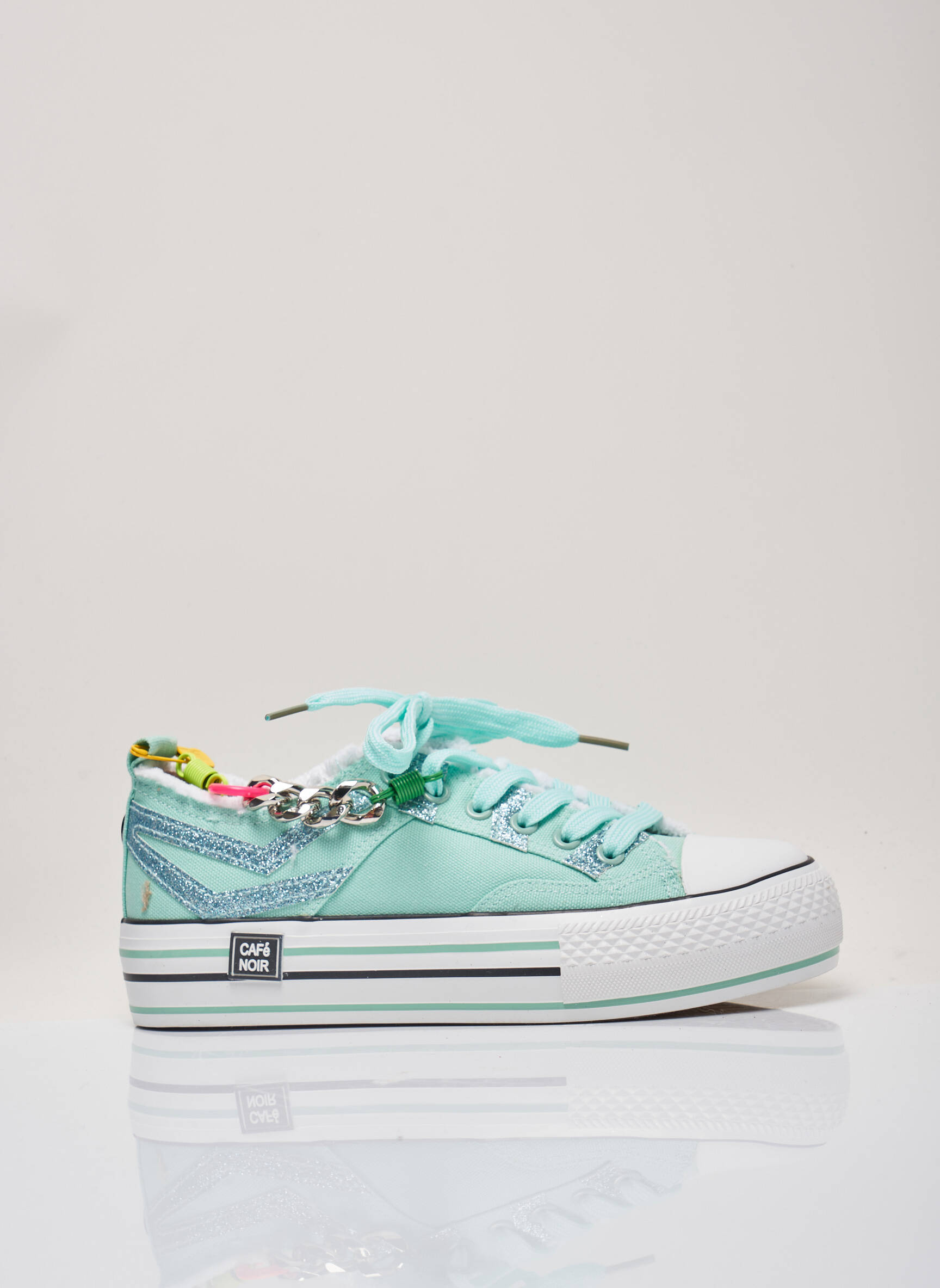Cafe Noir Baskets Femme couleur vert