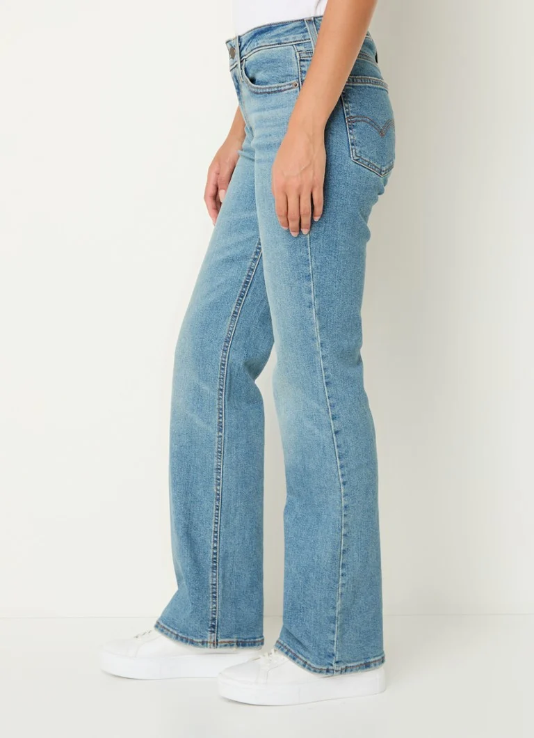 Blugi Levi's cu talie joasă, spălare medie