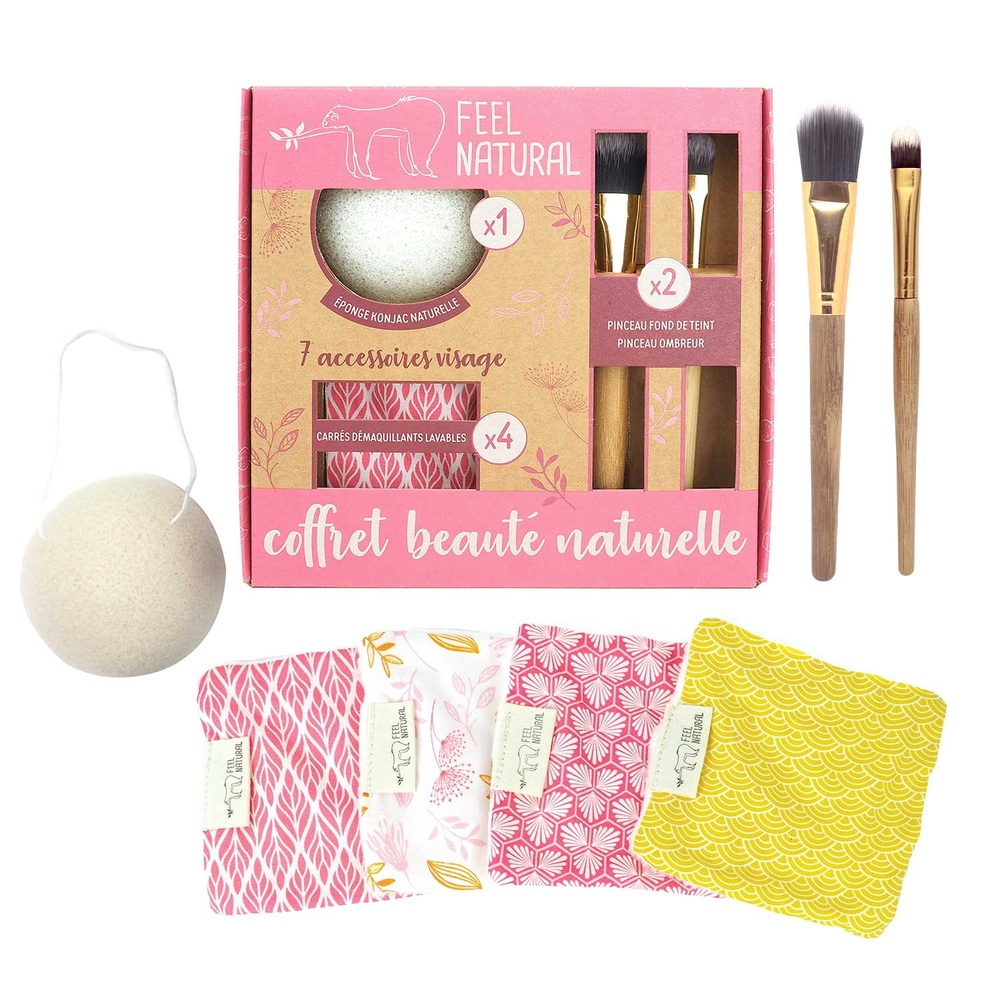 feel natural Coffret beauté naturelle 7 accessoires v isage Coffret