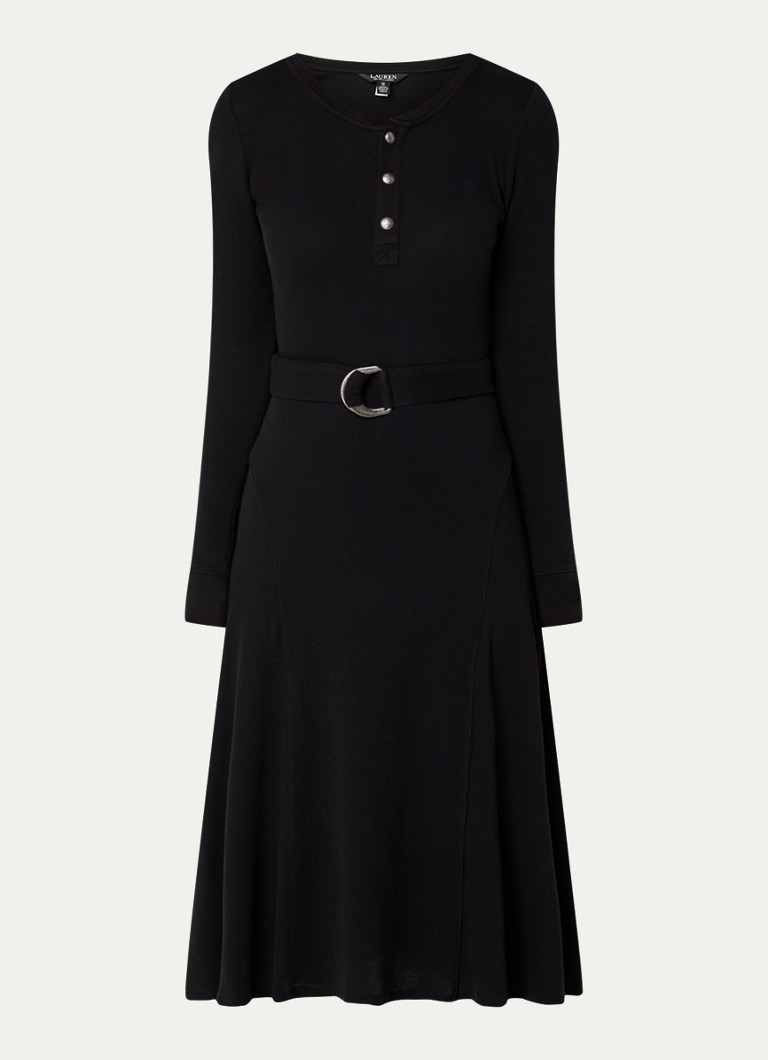 Strukturirana midi tunika-haljina s pojasom od Ralph Lauren
