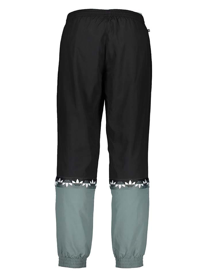 adidas Sweathose in Schwarz/ Grün günstig kaufen