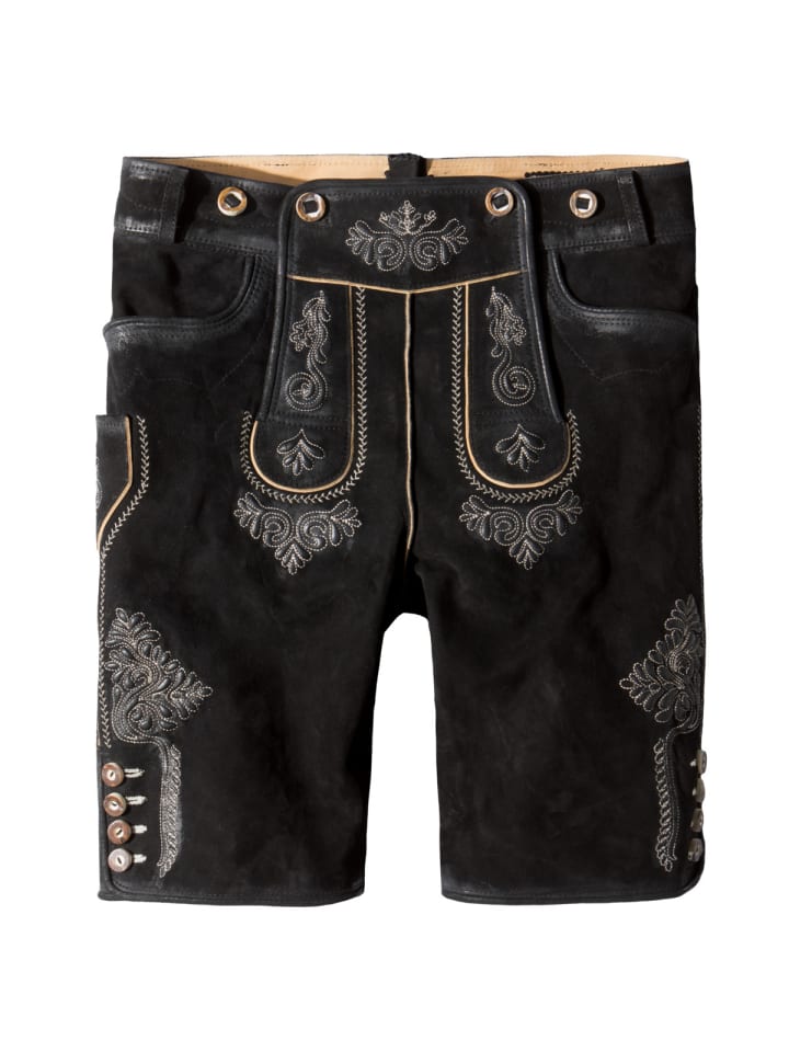 Stockerpoint Lederhose Beppo4 in schwarz günstig kaufen