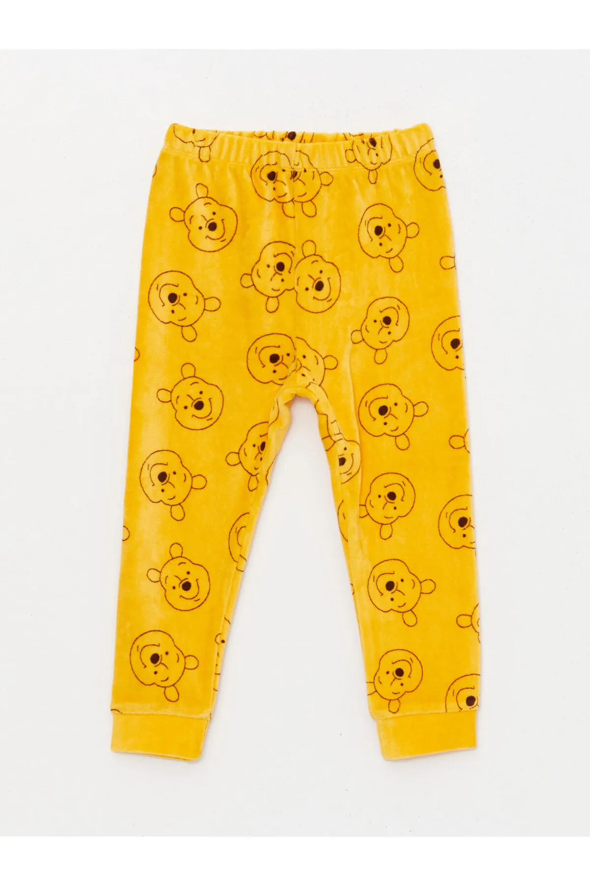 LC Waikiki  Langarm-Pyjama-Set für Jungen mit Rundhalsausschnitt und Winnie Puuh-Aufdruck