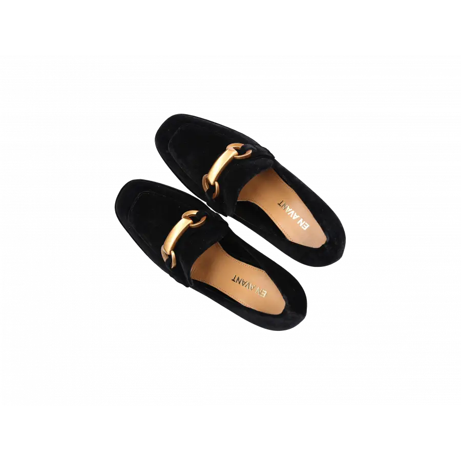 EN AVANT - Pumps 2192 Veloursleder - schwarz