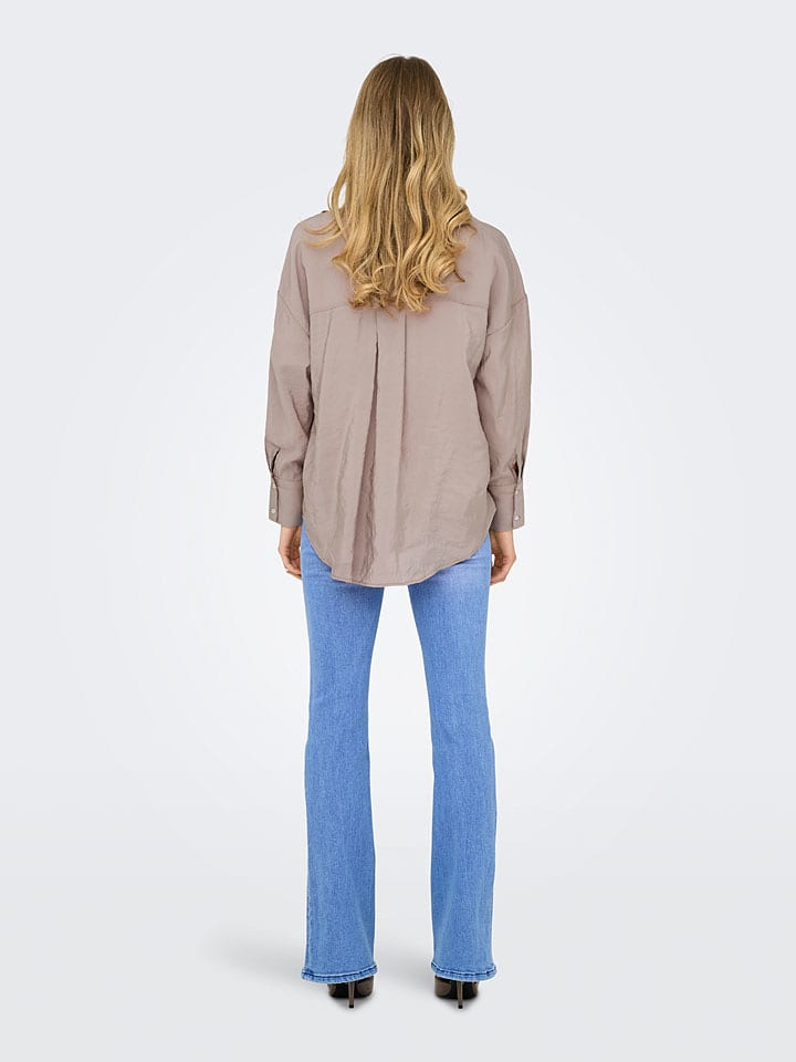 ONLY Hemd in Beige günstig kaufen