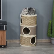 PawHut Katzenkratzbaum Kratztonne für katzen Katzenbaum Kletterbaum Sisal