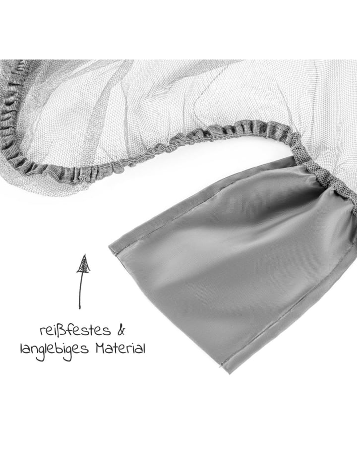 Zamboo 3-teiliges Sommer- & Schutzset für Kinderwagen mit in grau,schwarz günstig kaufen onesize