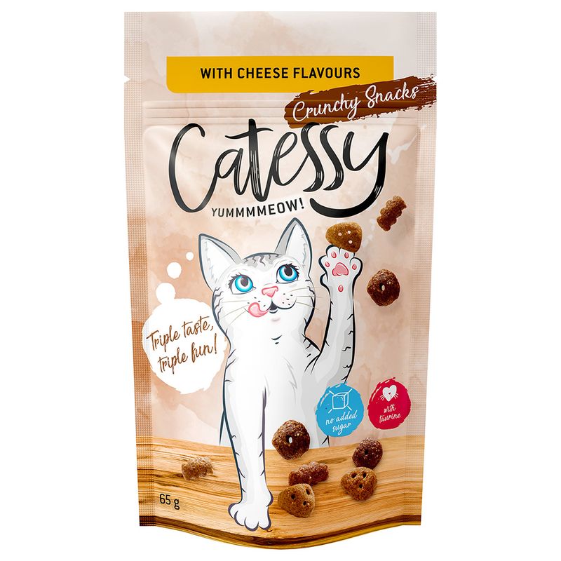 Probierpaket Catessy Knuspersnacks 3 x 65 g
