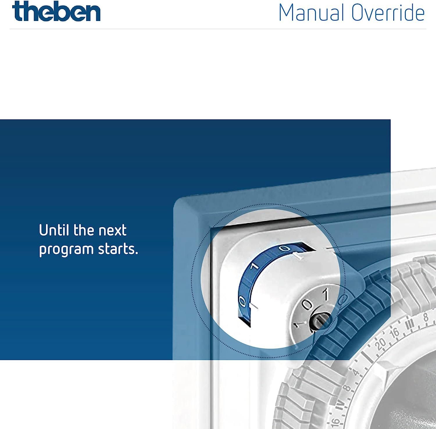 theben Zeitschaltuhr timer 26, analog, Steckdose, Timer, Netzsynchron, ohne Gangreserve