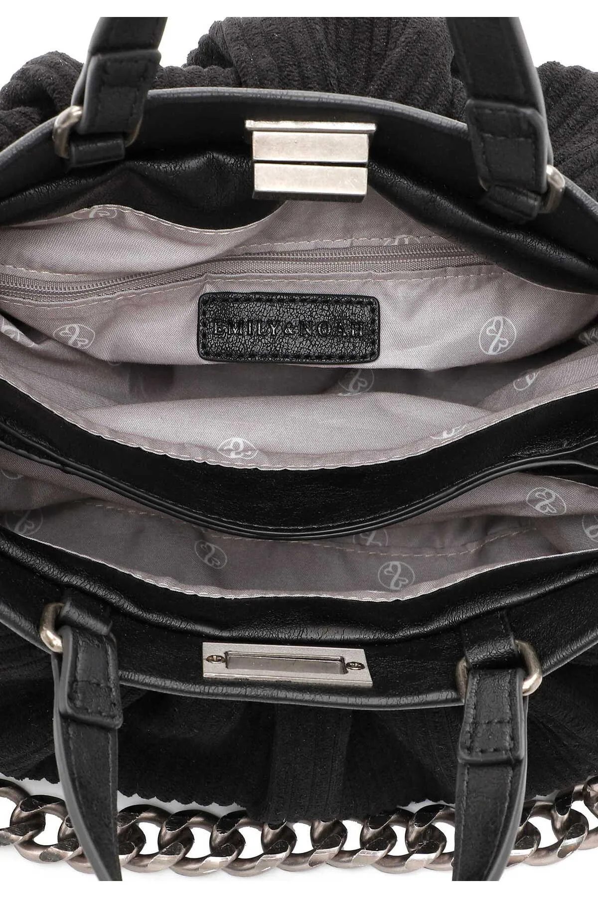 Emily & Noah  Handtasche - Schwarz - Unifarben