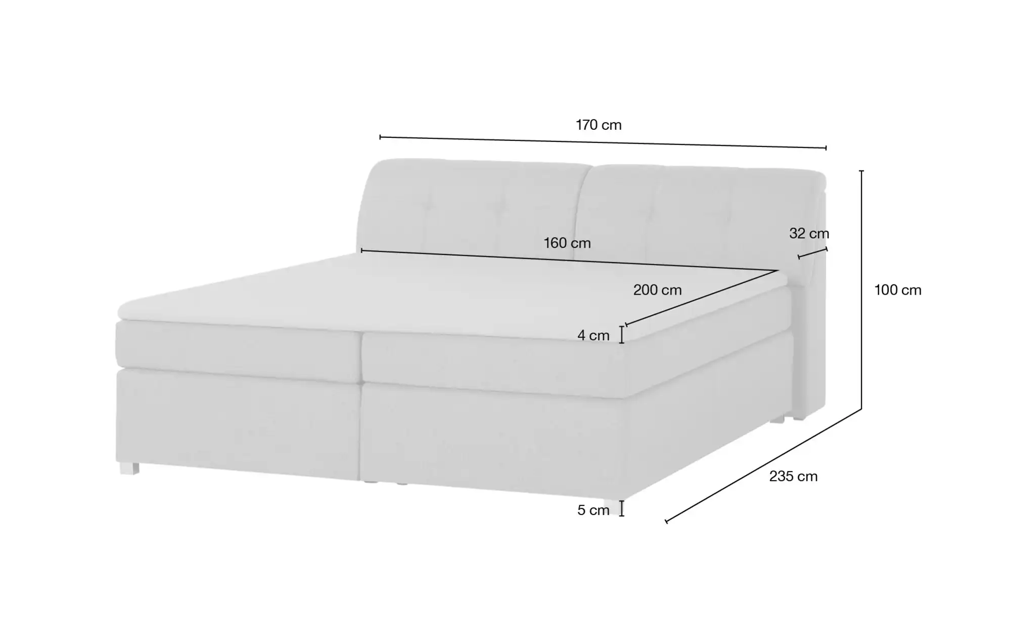 Twist Boxspringbett Lumo