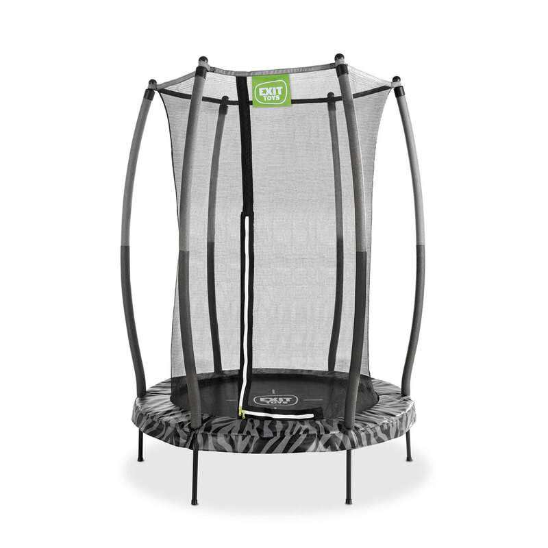 Trampoline EXIT Tiggy junior avec filet de sécurité ø140cm - noir/gris EXIT Toys