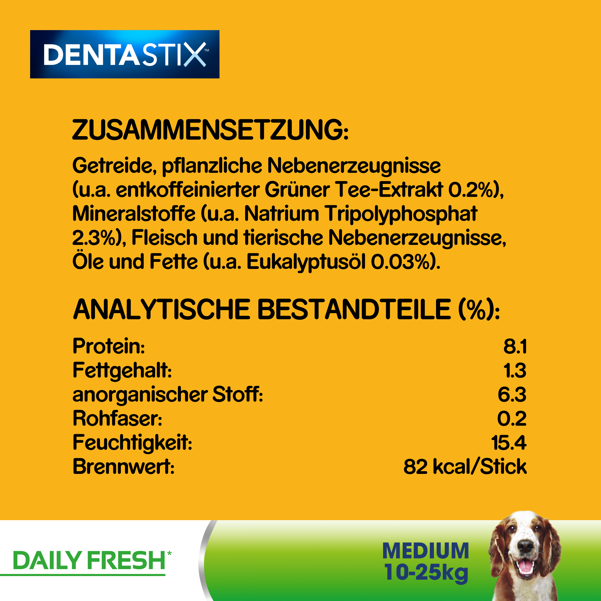 Pedigree Snacks Pedigree Zahnpflege Dentastix Fresh Multipack 28 Stück für mittelgroße Hunde