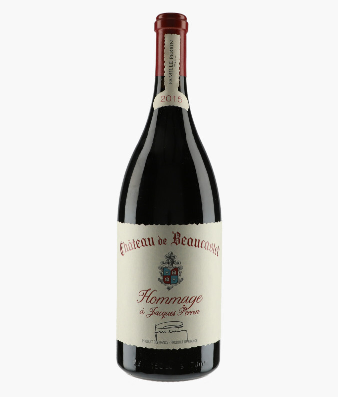 Châteauneuf-du-Pâpe Hommage à Jacques PERRIN 2015BEAUCASTEL