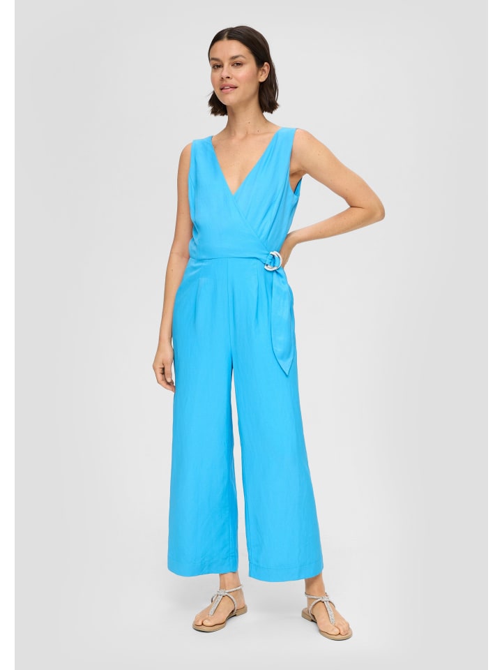 s.Oliver BLACK LABEL Overall 3/4 in Türkis günstig kaufen