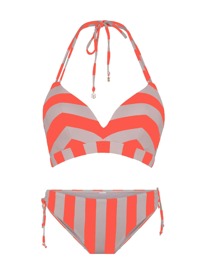 Linga Dore padded bikiniset Triangle in Streiffen günstig kaufen 44 Cup B