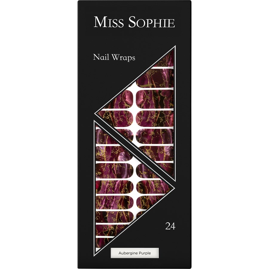 Aubergine Purple Nail Wrap