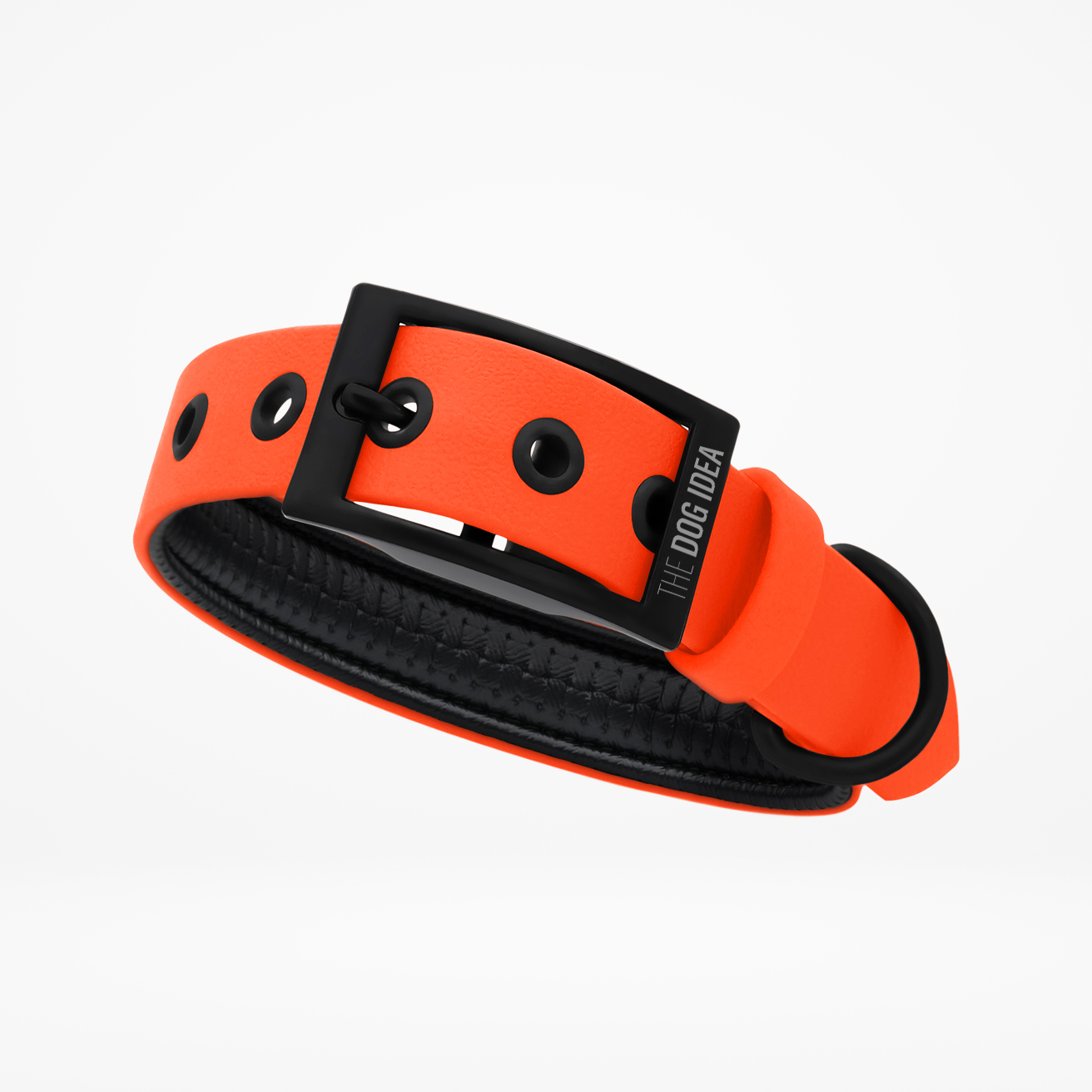 THE DOG IDEA Hundehalsbänder THE DOG IDEA Biothane Halsband Orange neon orange M