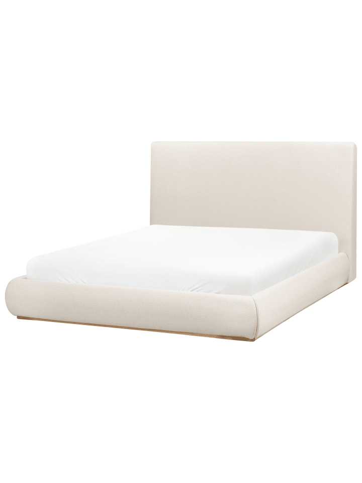 Beliani Doppelbett CAMPAGNE in Beige - (W) 179 x (H) 114 x (L) 232 cm günstig kaufen onesize