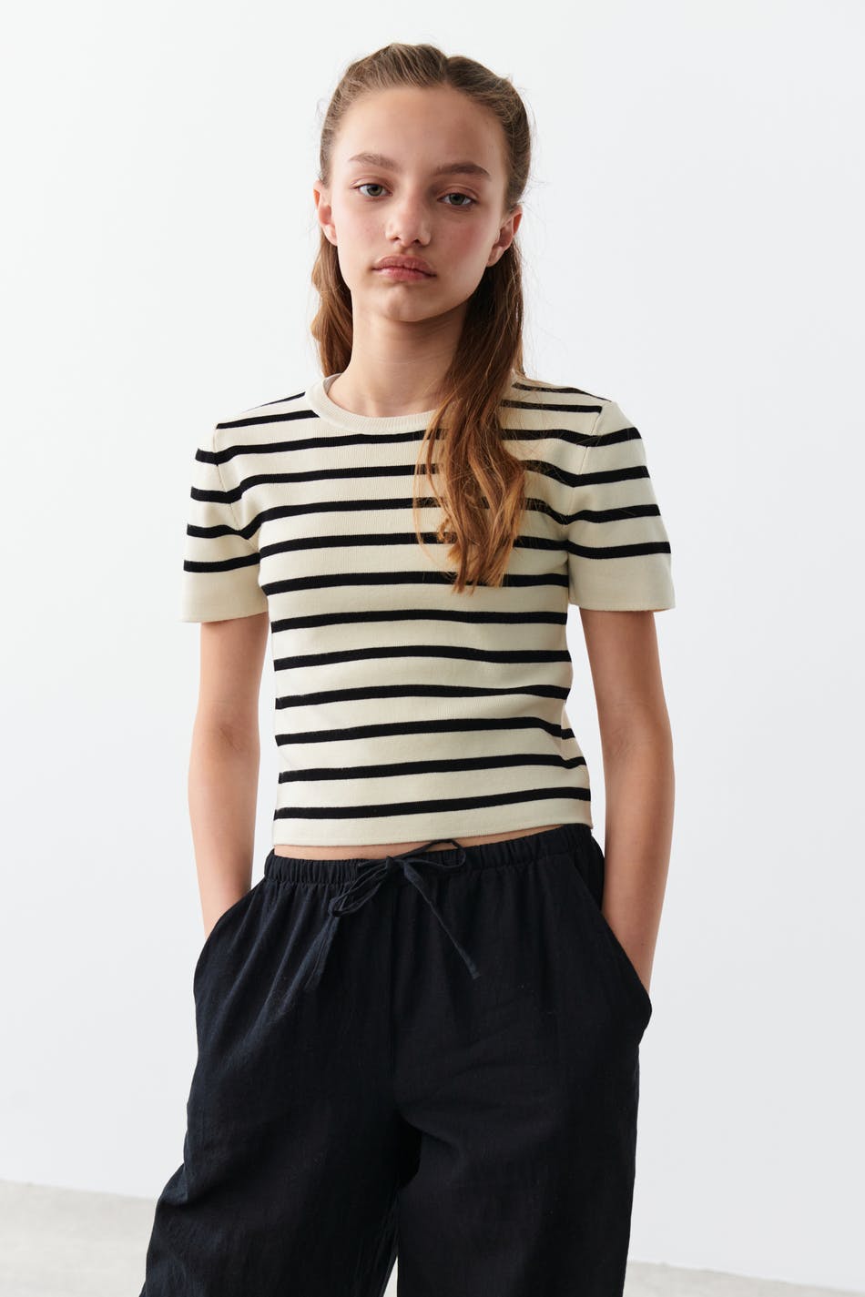 Y linenmix trousers