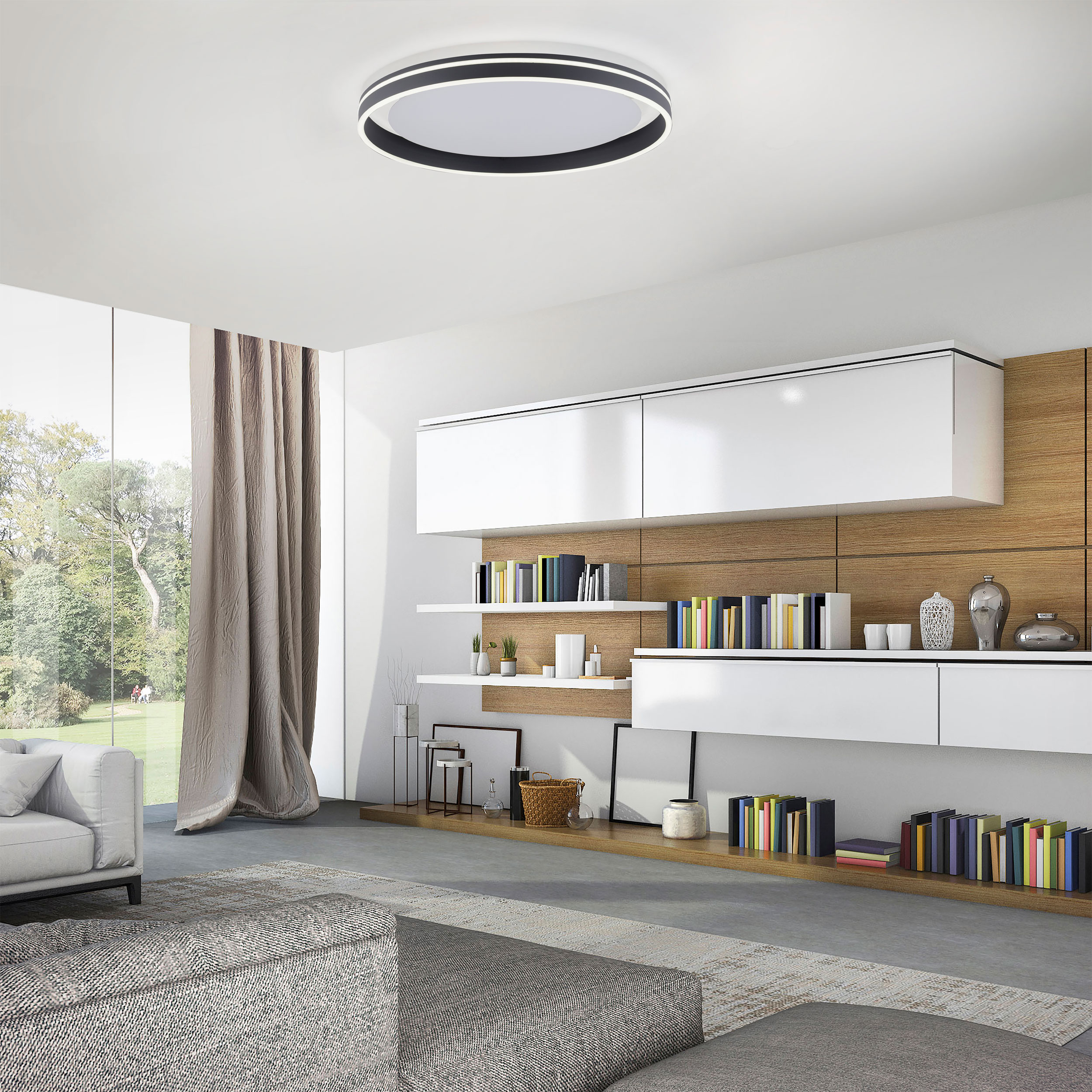 QLED-Deckenleuchte 1flg