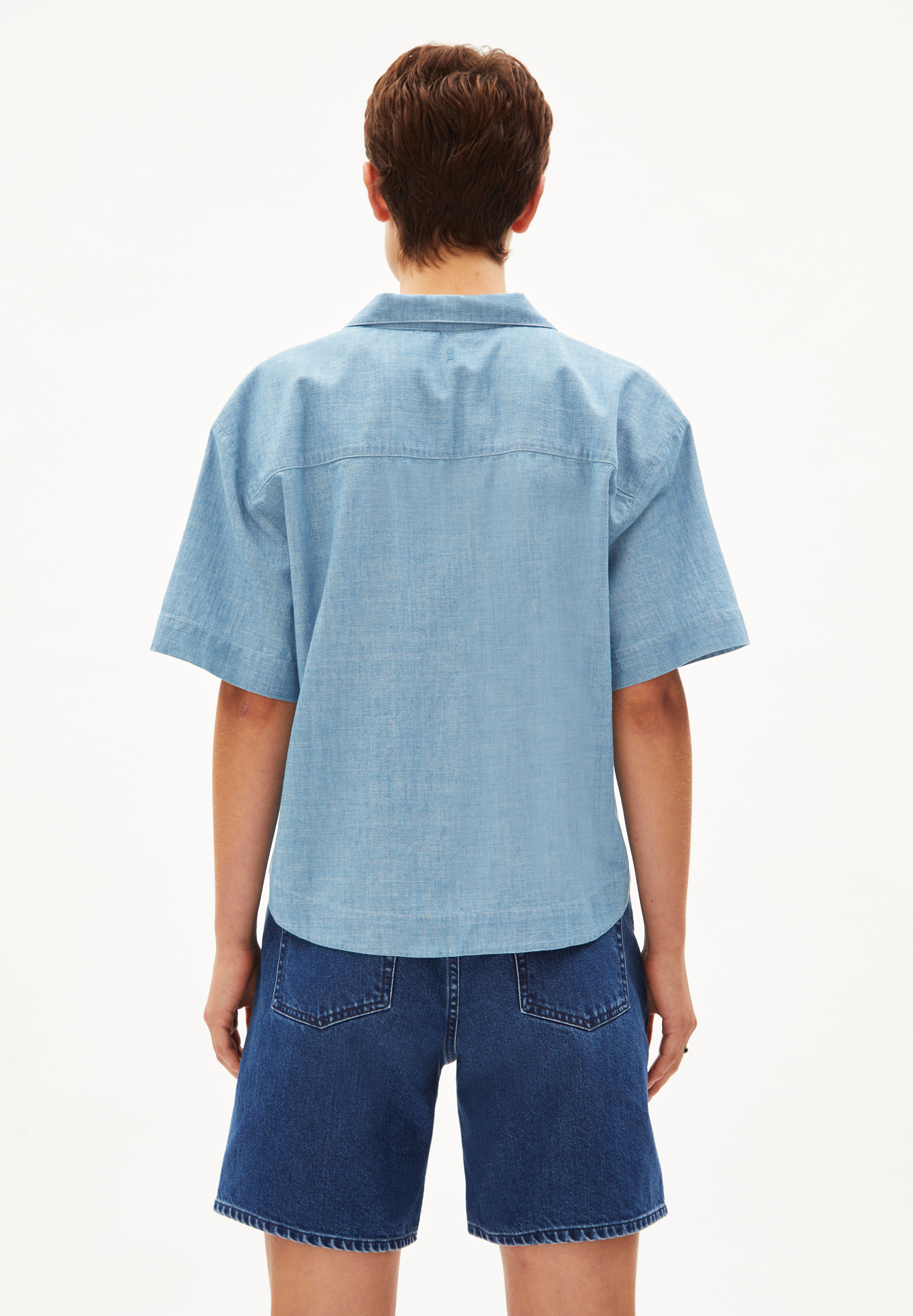 Bluse Loose Fit aus Bio-Baumwolle