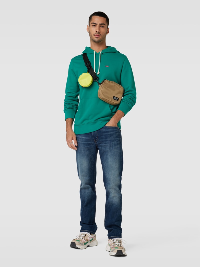 Jeans im Used-Look Modell 'TAPER HIBALL' in jeans