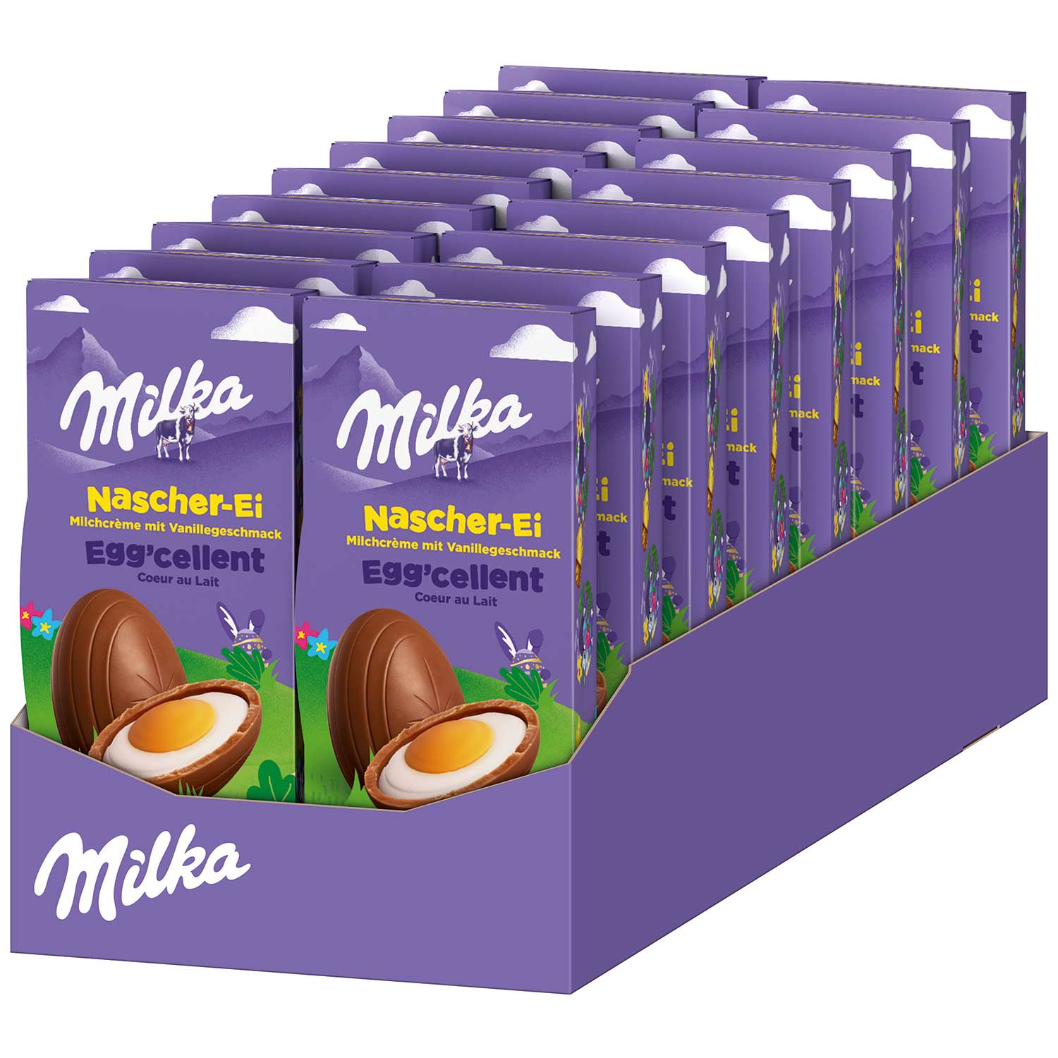 Milka Nascher-Ei 4x31g