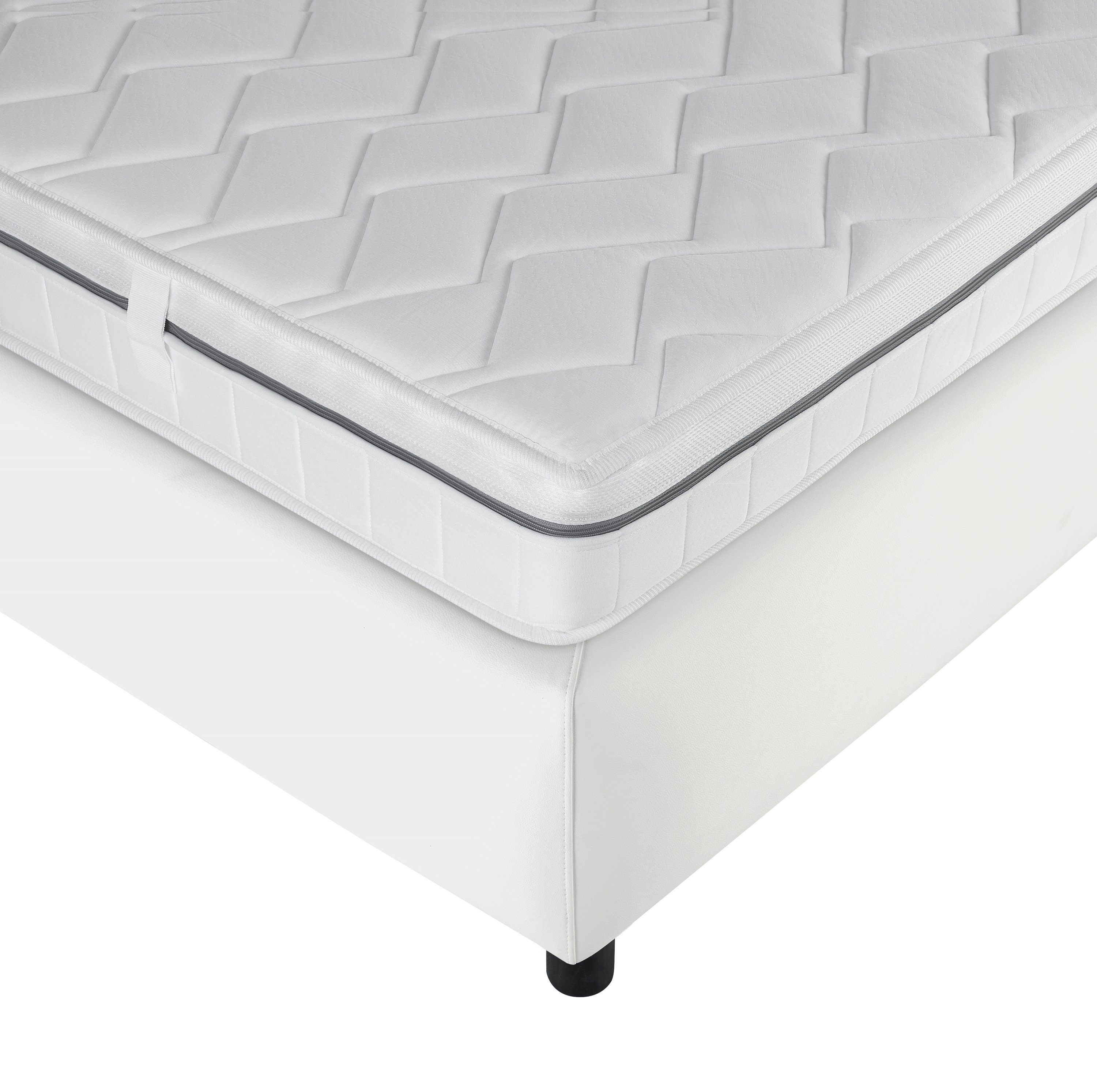 Kaltschaummatratze, ALX - Deluxe, 19 cm hoch, Luftkanaltechnik für mehr Atmungsaktivität, 5-Zonen, mit Klimaband