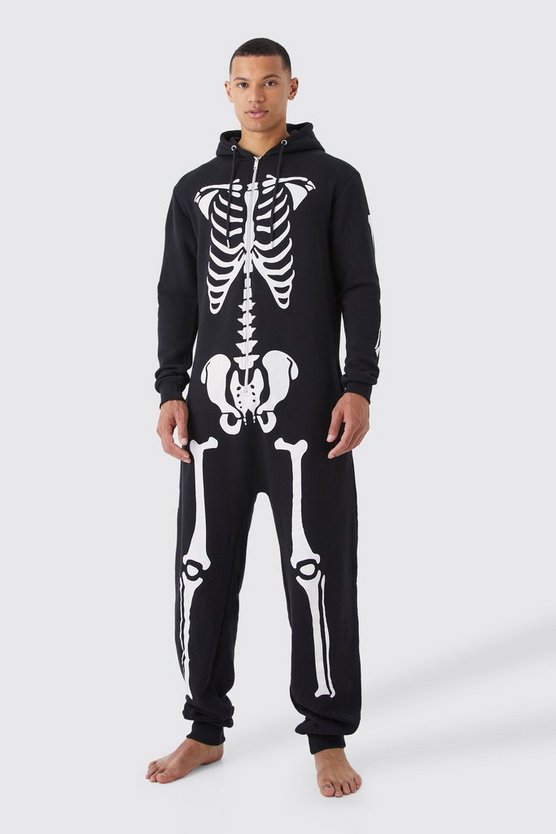 Tall Halloween Skelett-Einteiler