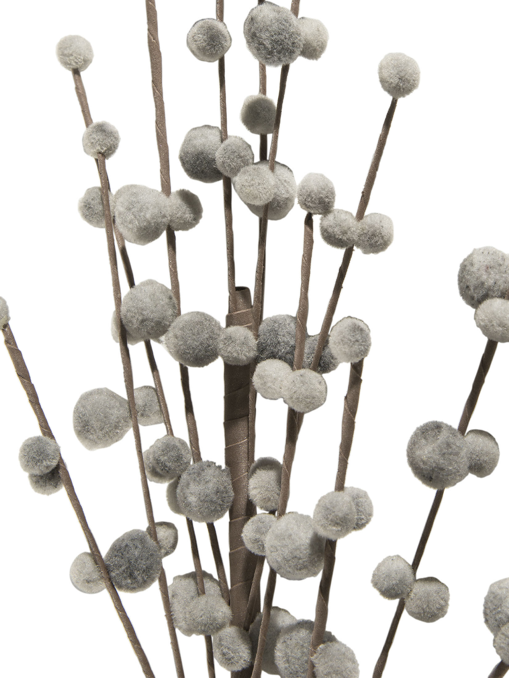 Softflower Kunstblume, Grau