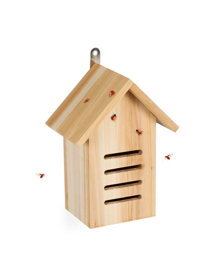 relaxdays Marienkäferhaus in Natur - (B)18,5 x (H)25 x (T)12 cm günstig kaufen onesize