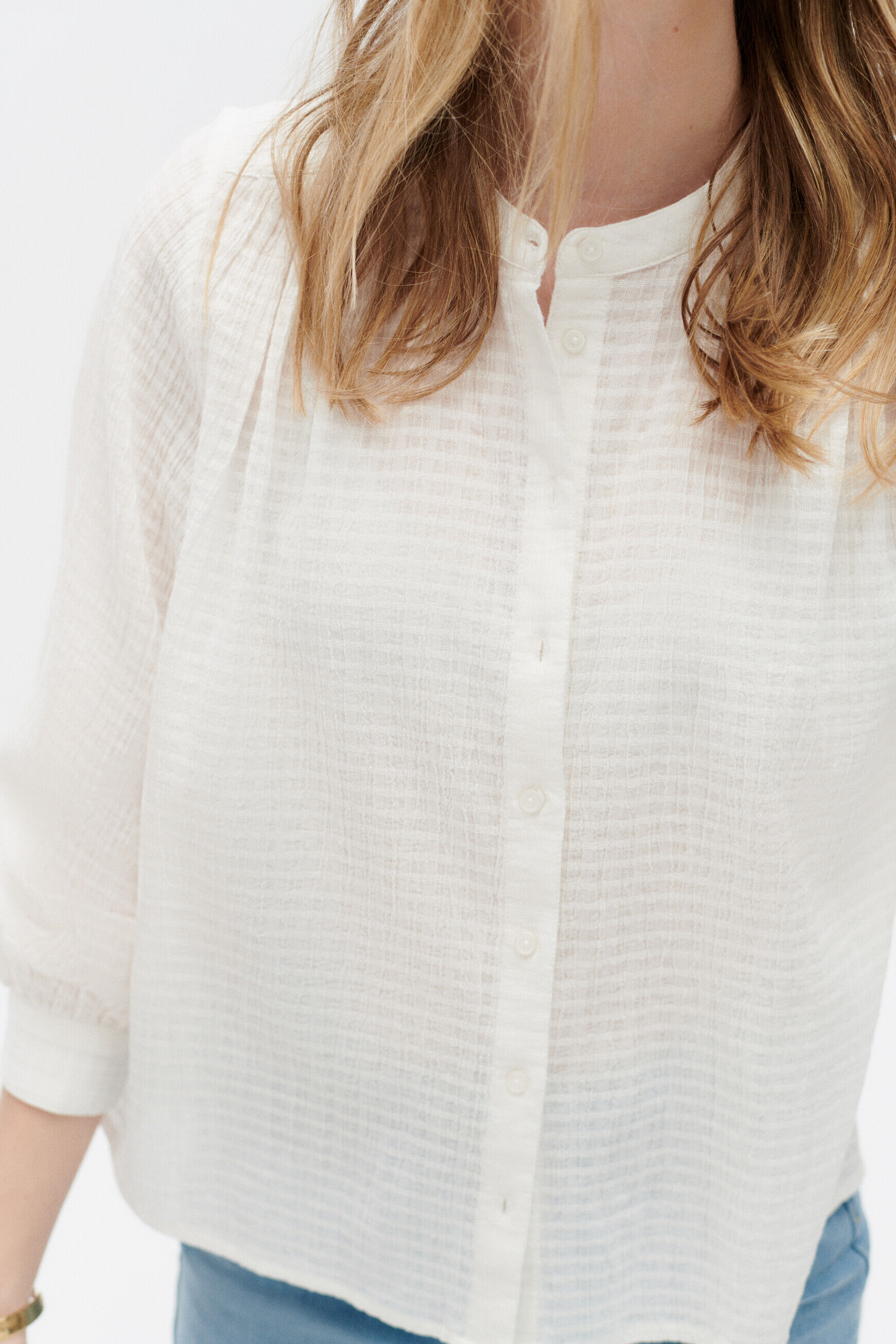 Chemise calissa ivoire femme