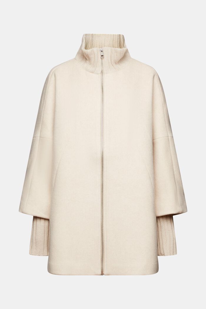 Jacke aus Wollmix mit Kaschmir
