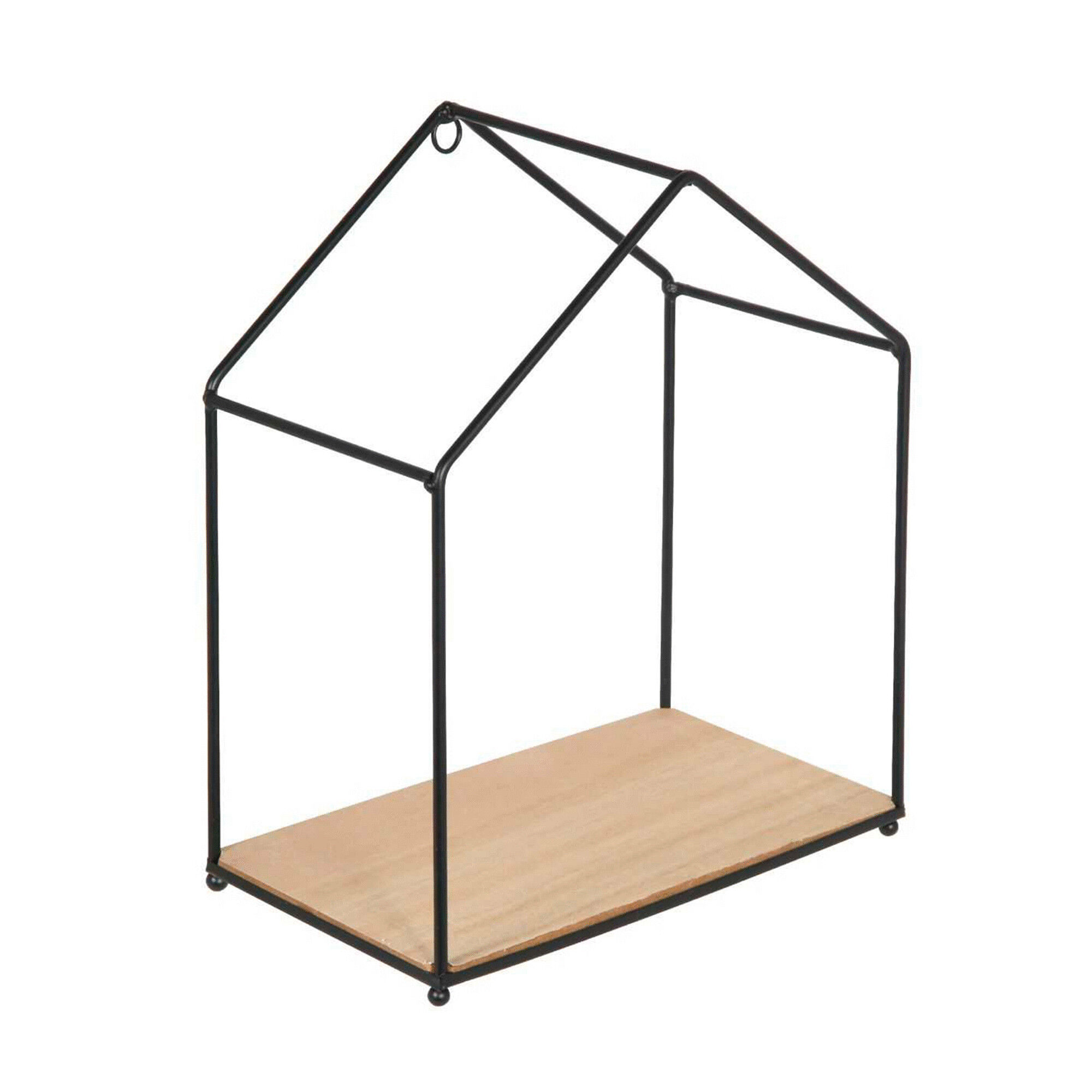Etagères maison en métal et bois