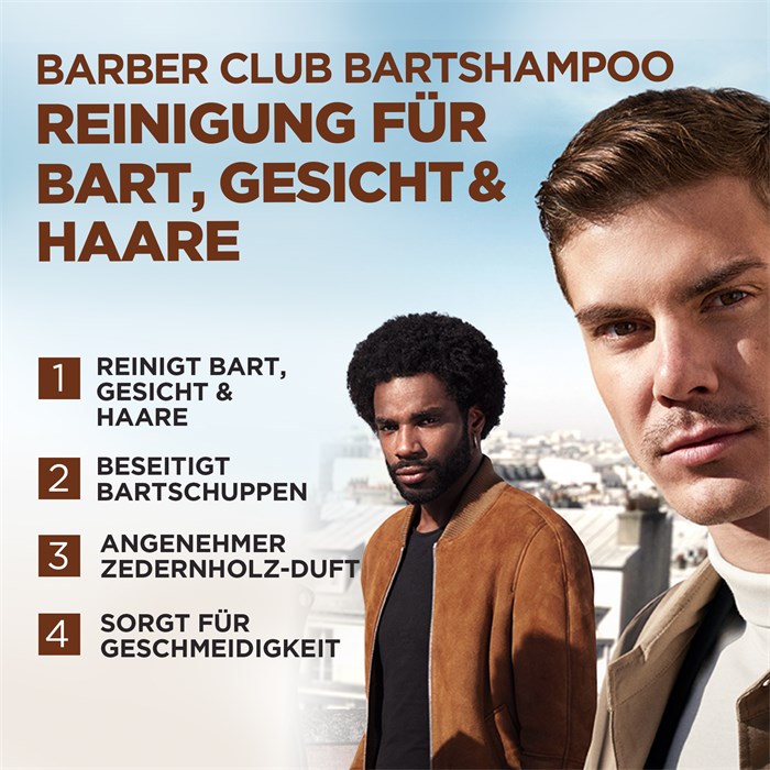 3In1 Shampoo Bart + Gesicht + Haar