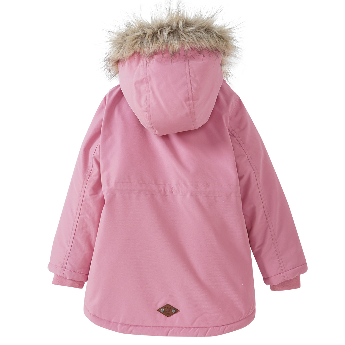 Mädchen Parka mit Fellimitat