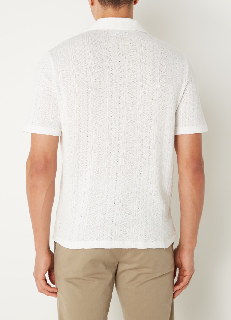 Oscar Jacobson Mattis regular fit shirt with openwork design