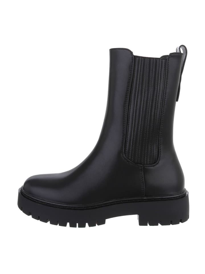 Ital-Design Stiefelette in Schwarz günstig kaufen
