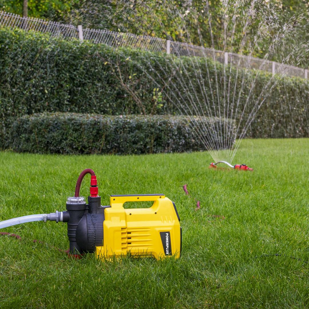 Powerplus Gartenpumpe Hauswasserautomat 3.300l/Stunde, 36 m Förderhöhe