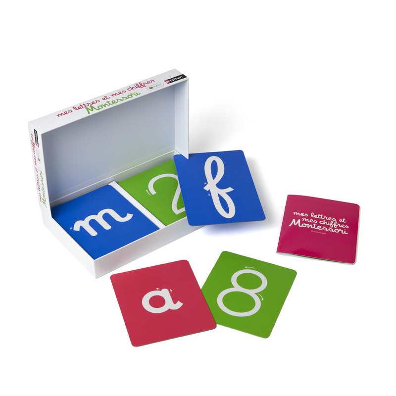 Coffret Montessori Mes lettres et mes chiffres - Nathan Jeunesse