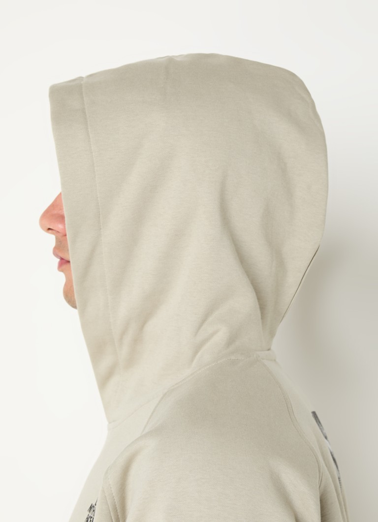 The North Face Hoodie with logo and kangaroo pocket