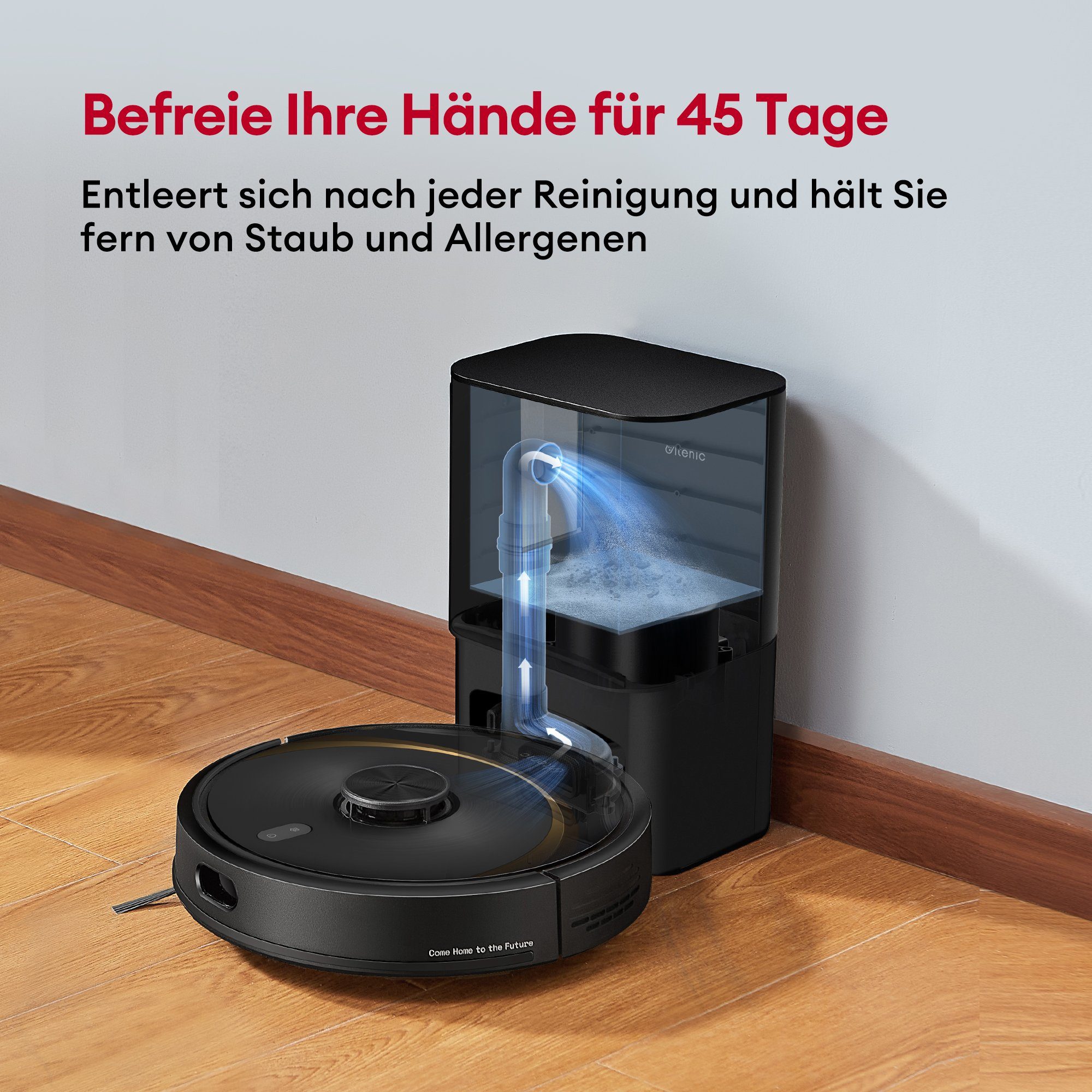 Ultenic Nass-Trocken-Saugroboter T10 Elite, Mit Beutel