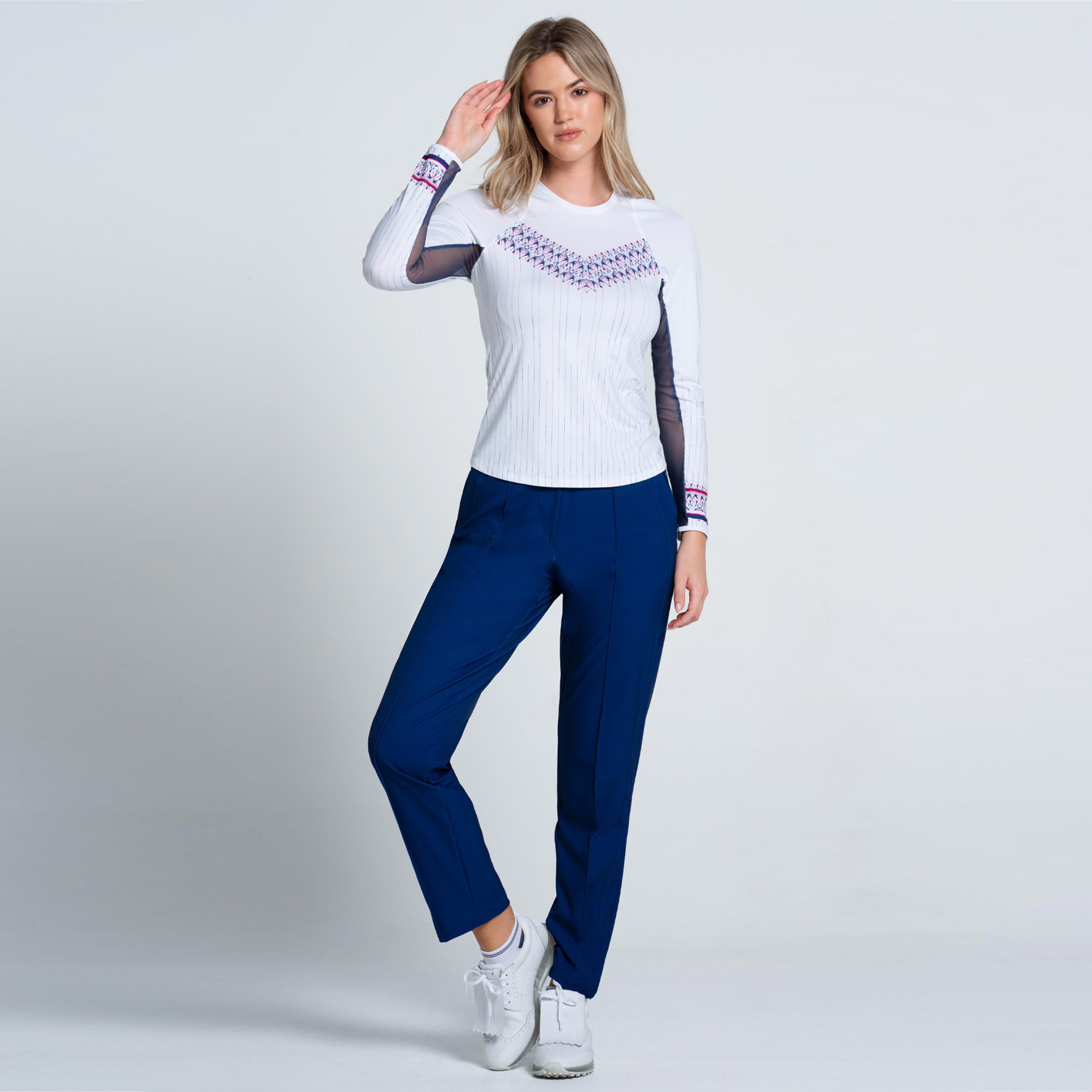 The Berry Buzz Longsleeve Damen - Weiß, Mehrfarbig